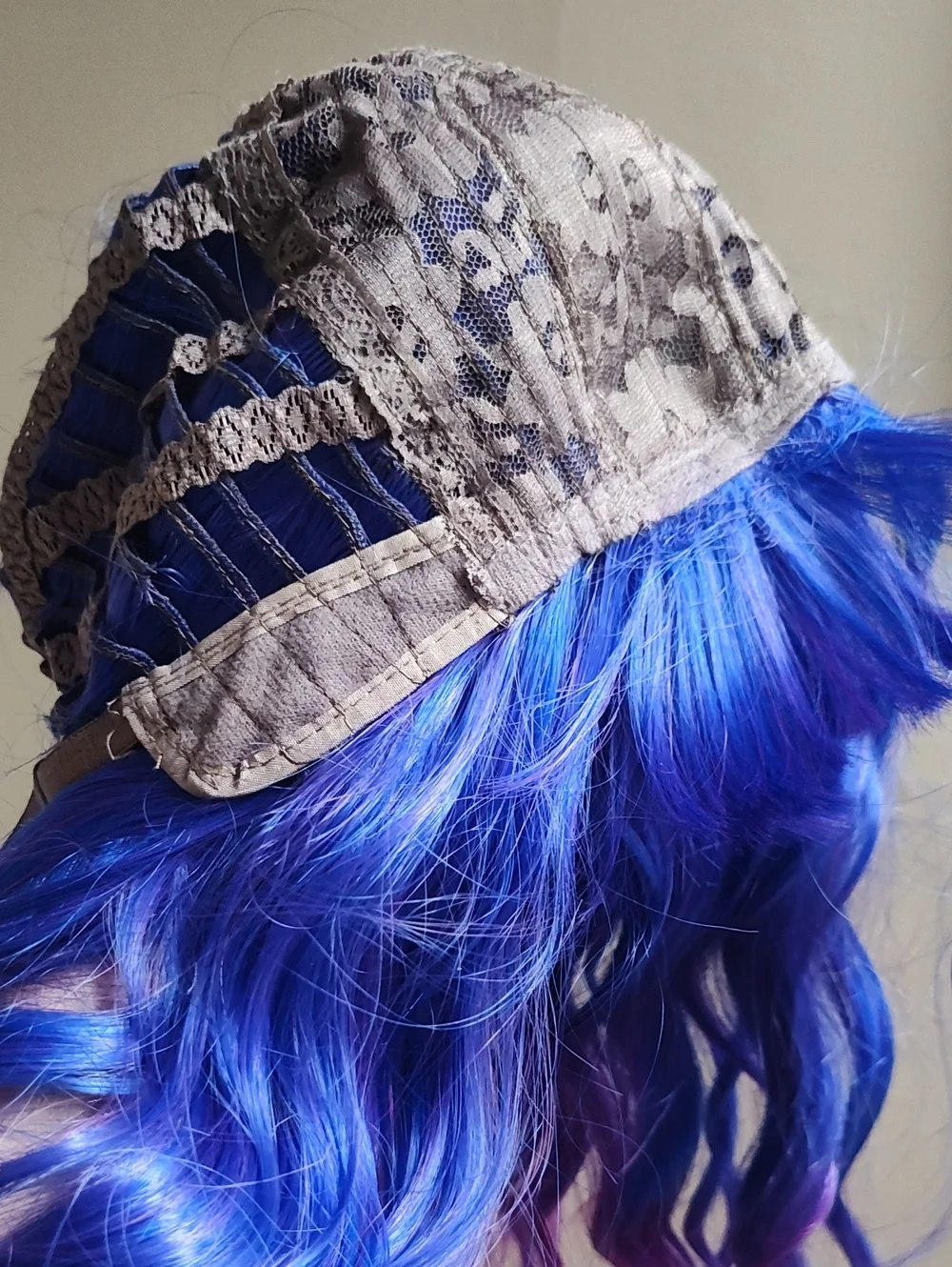 Purple And Pink Full Head Wig NWT